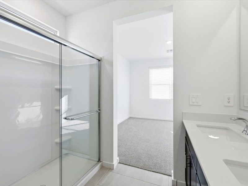 Furnished interior view inside a new home in Mountain View Estates Reserve Series, Buckeye (Image 3).