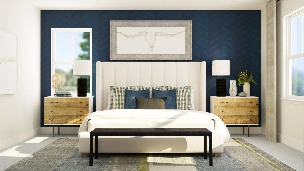 Furnished interior view inside a new home in Carnes Crossroads, Summerville (Image 8).