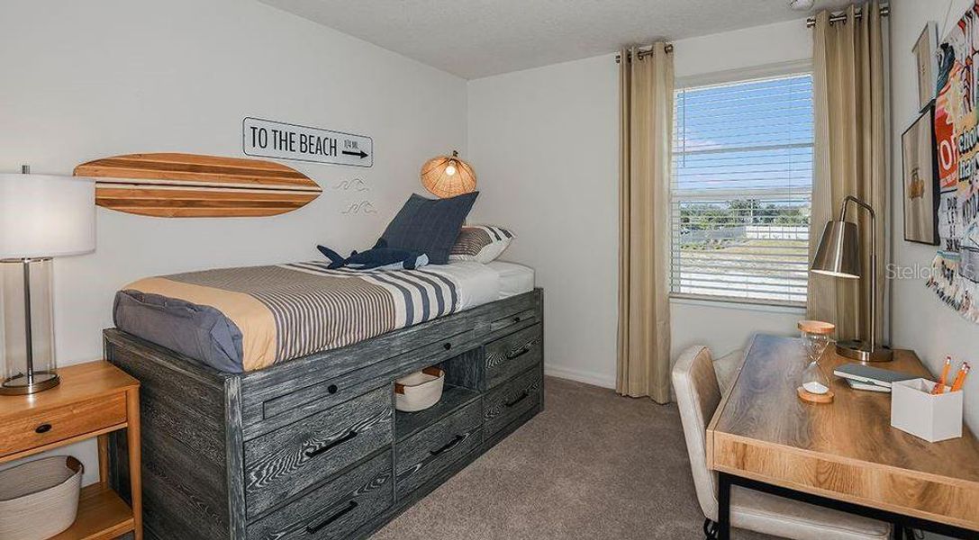 Furnished interior view inside a new home in The Townhomes at Azario Lakewood Ranch, Bradenton (Image 14).