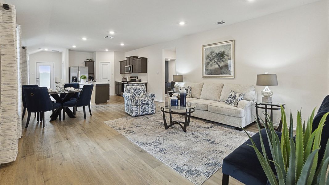 Furnished interior view inside a new home in Wildcat Ranch, Crandall (Image 13).