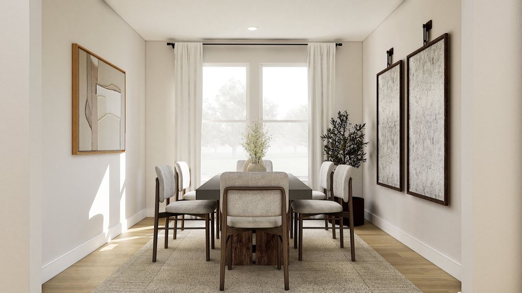 Representative furnished interior of a home built from the Stirling by K. Hovnanian® Homes in Monterra, Rockwall (Image 25).