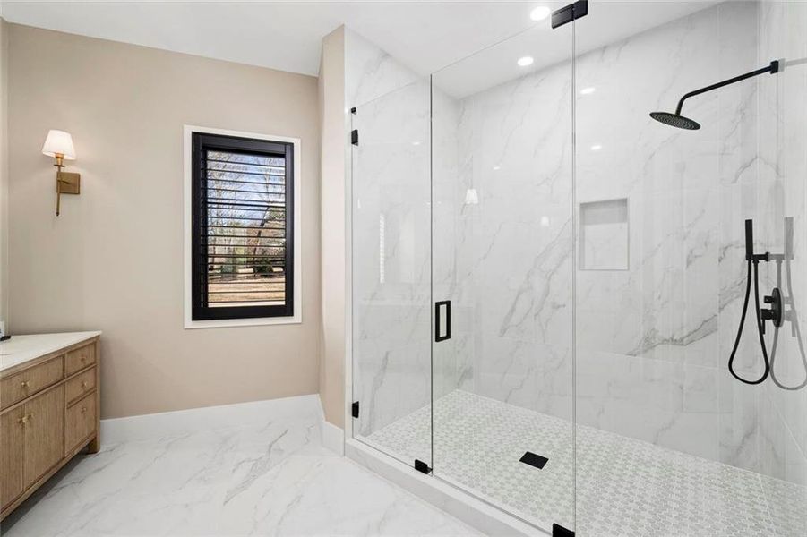 Furnished interior view inside a new home in , Alpharetta (Image 63).