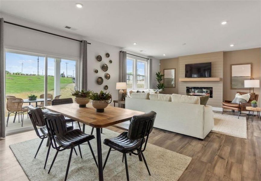 Furnished interior view inside a new home in Reserve at Gum Springs, Jefferson (Image 19).