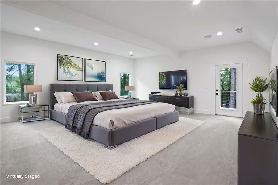 Furnished interior view inside a new home in , Decatur (Image 10).