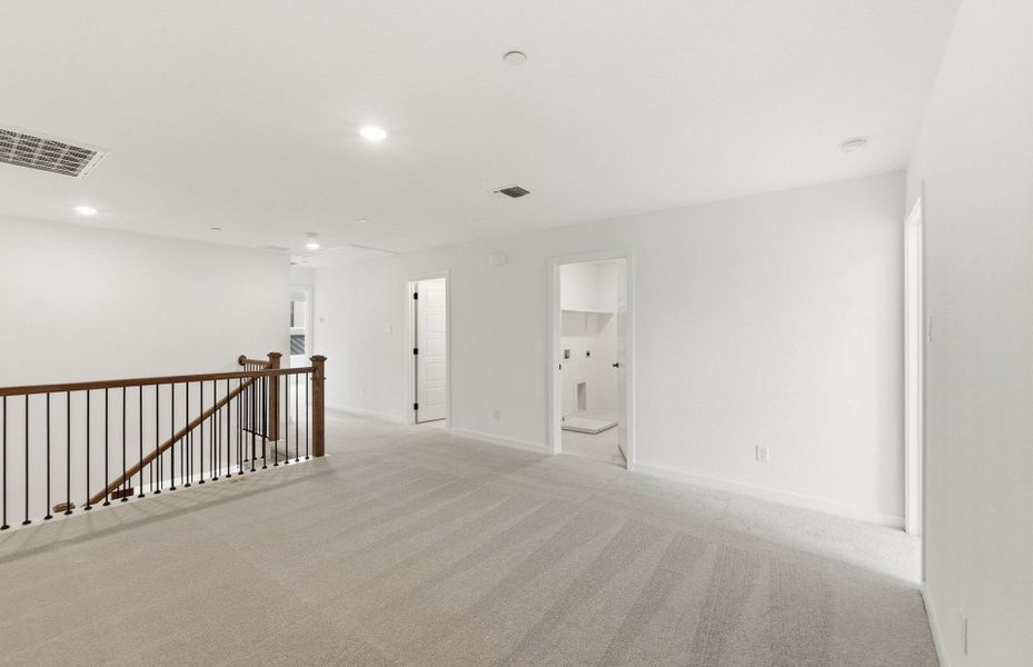Spacious, unfurnished interior of a new home in Monarch on Main, Round Rock (Image 36).