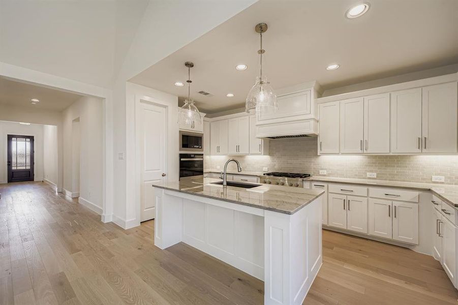 Furnished interior view inside a new home in North Sky 65s, Celina (Image 5).