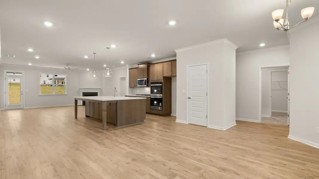 Furnished interior view inside a new home in Heritage Pointe, Senoia (Image 3).