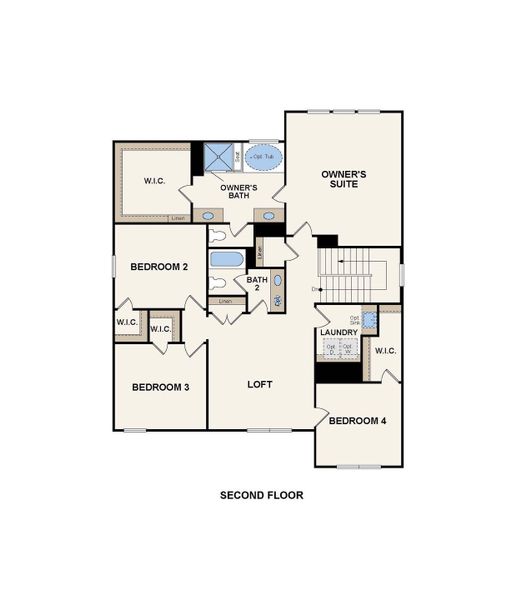 2D floor plan layout for the Red Cedar by Century Communities in Cannon Manor, Kannapolis, NC (Image 4). 2D floor plan layout for the Red Cedar by Century Communities in Cannon Manor, Kannapolis, NC (Image 4).