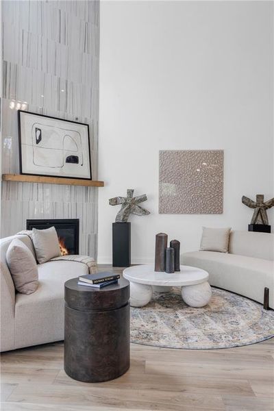 Furnished interior in a model home at Pickens Bluff in Hiram (Image 9).