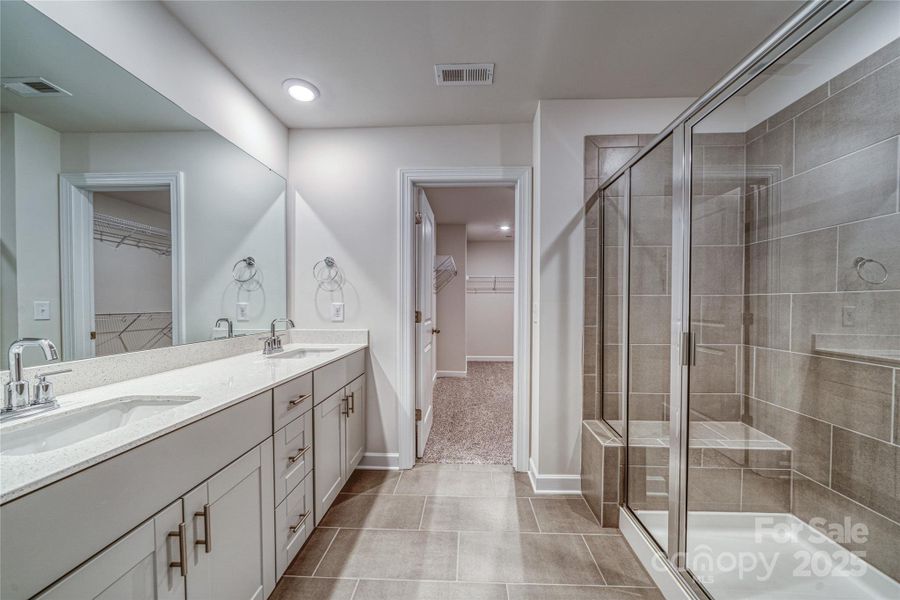 Furnished interior view inside a new home in Harper Landing, Stanley (Image 4).