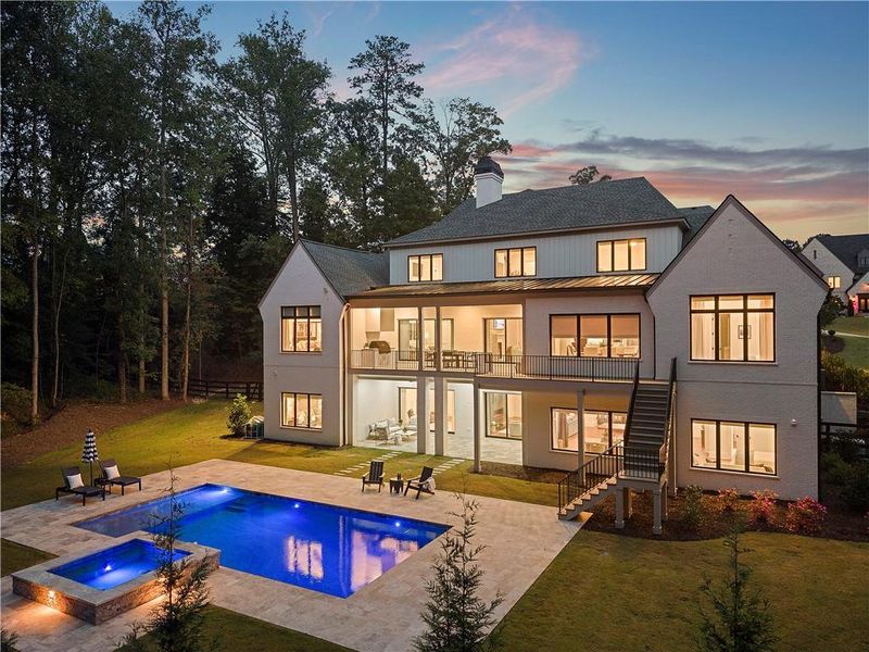 Exterior details and patio area of a home in , Alpharetta (Image 27).