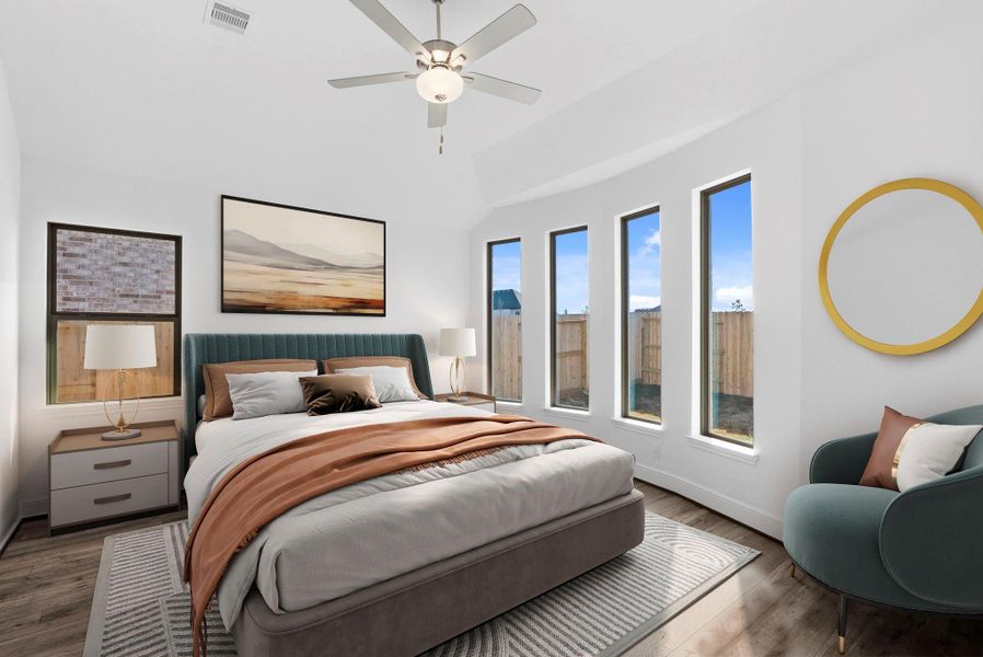 Furnished interior view inside a new home in Chambers Creek, Willis (Image 9).