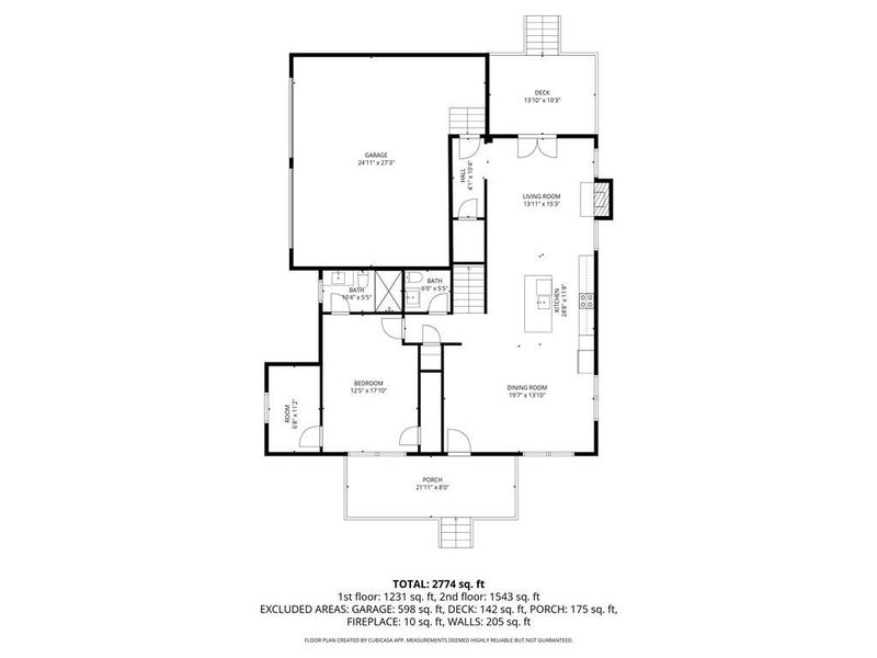 2D floor plan layout of this home in , Atlanta, GA (Image 5).