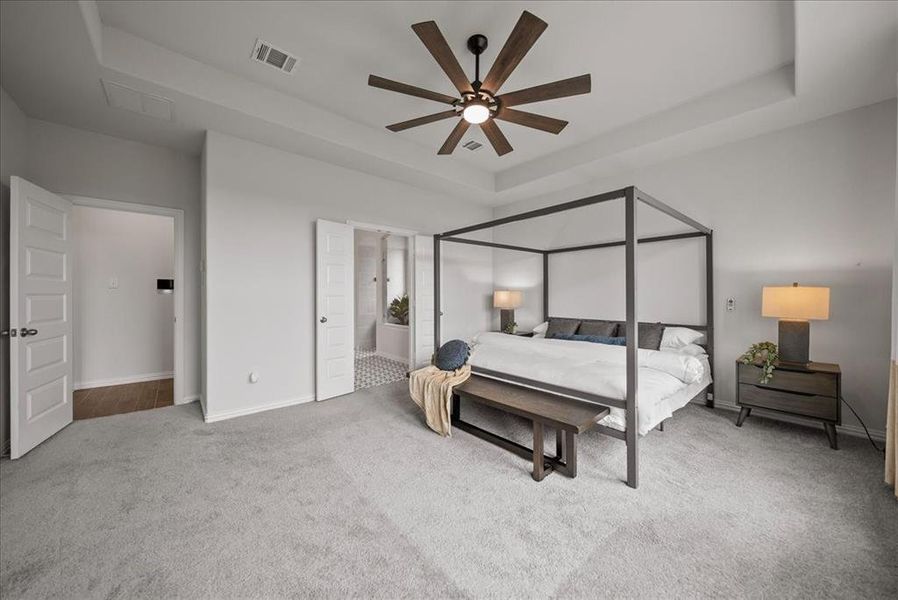Furnished interior view inside a new home in , Little Elm (Image 30).