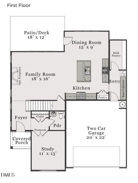 1st floor floor plan