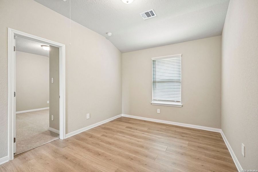 Spacious, unfurnished interior of a new home in Legendary Trails - Premier Series, Cibolo (Image 29). Spacious, unfurnished interior of a new home in Legendary Trails - Premier Series, Cibolo (Image 29).