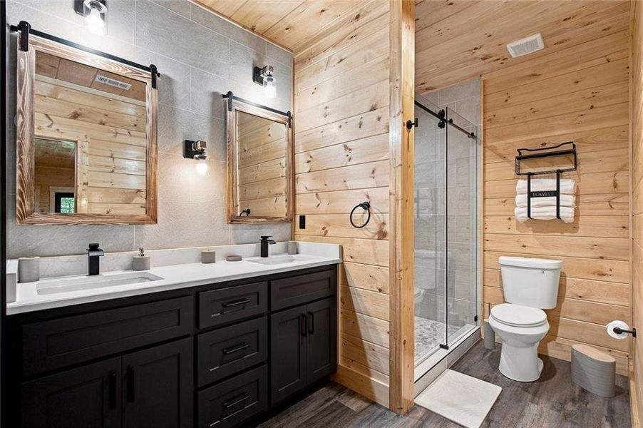 Furnished interior view inside a new home in , Ellijay (Image 14).