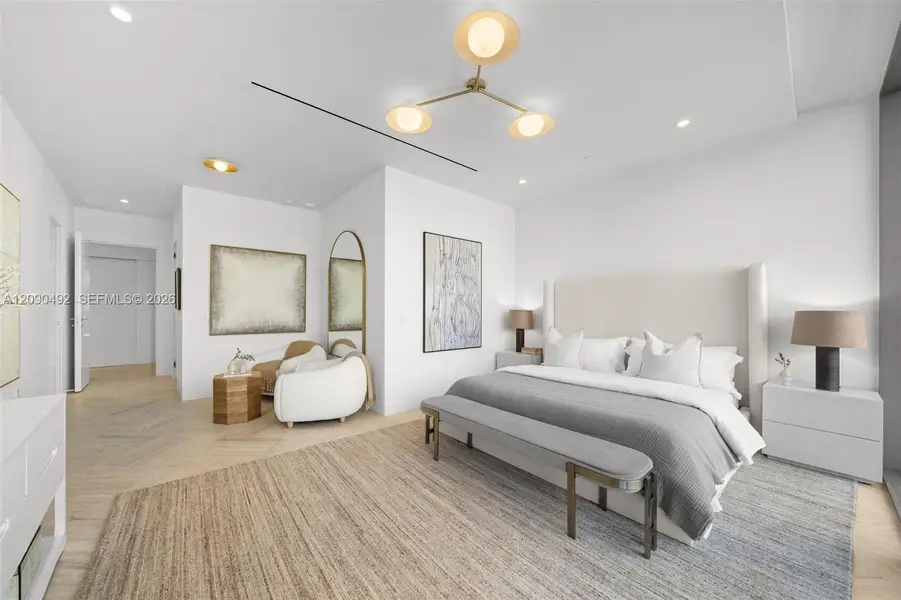 Furnished interior view inside a new home in , Miami (Image 11). Furnished interior view inside a new home in , Miami (Image 11).