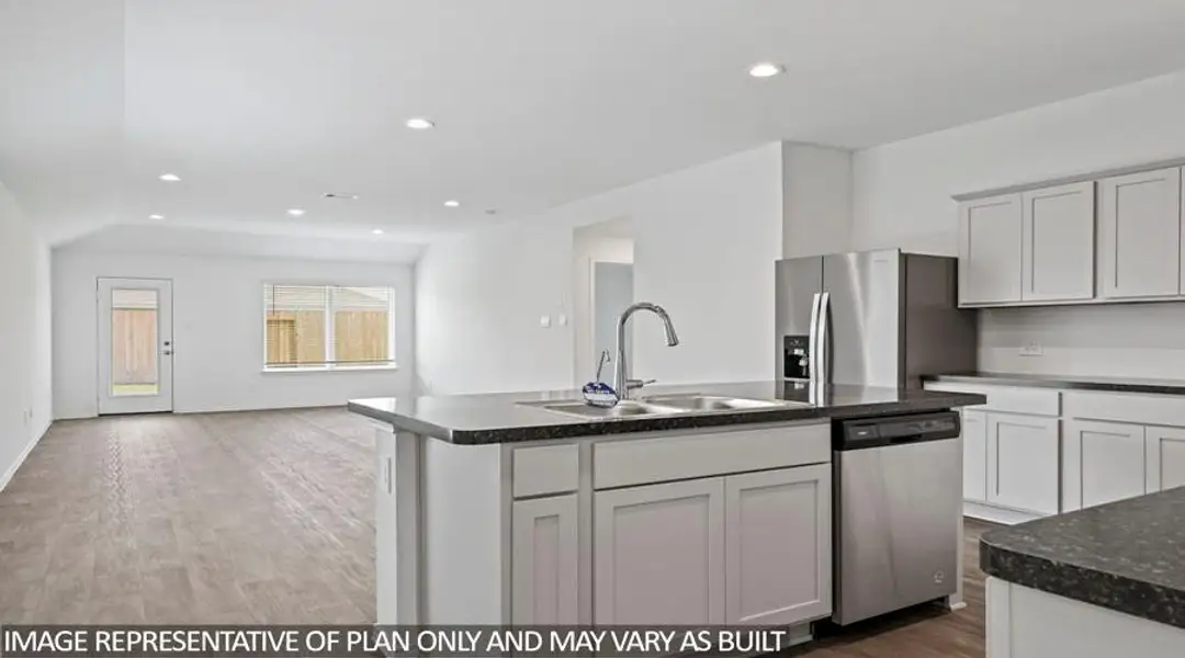 Furnished interior view inside a new home in , Crosby (Image 4).