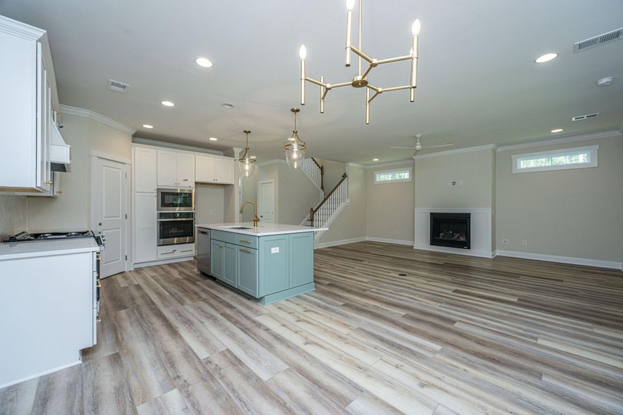 Furnished interior view inside a new home in , Awendaw (Image 9). Furnished interior view inside a new home in , Awendaw (Image 9).