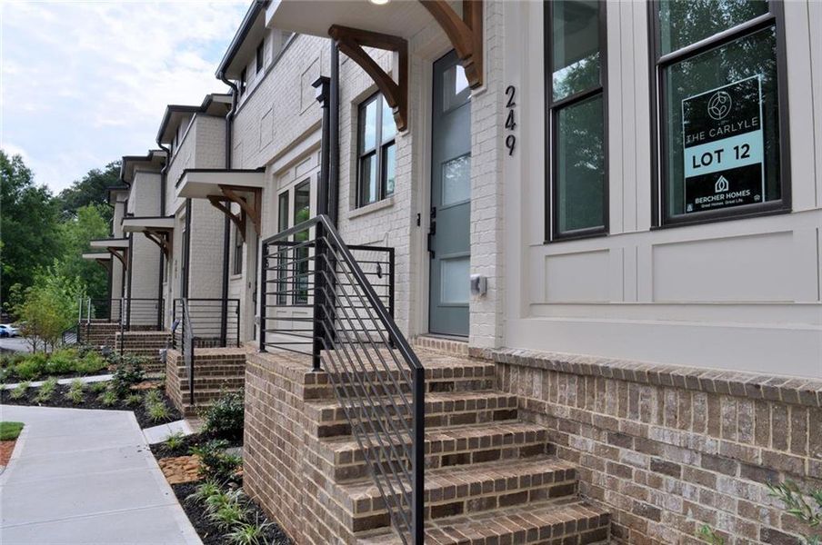 Exterior details and patio area of a home in , Marietta (Image 22).
