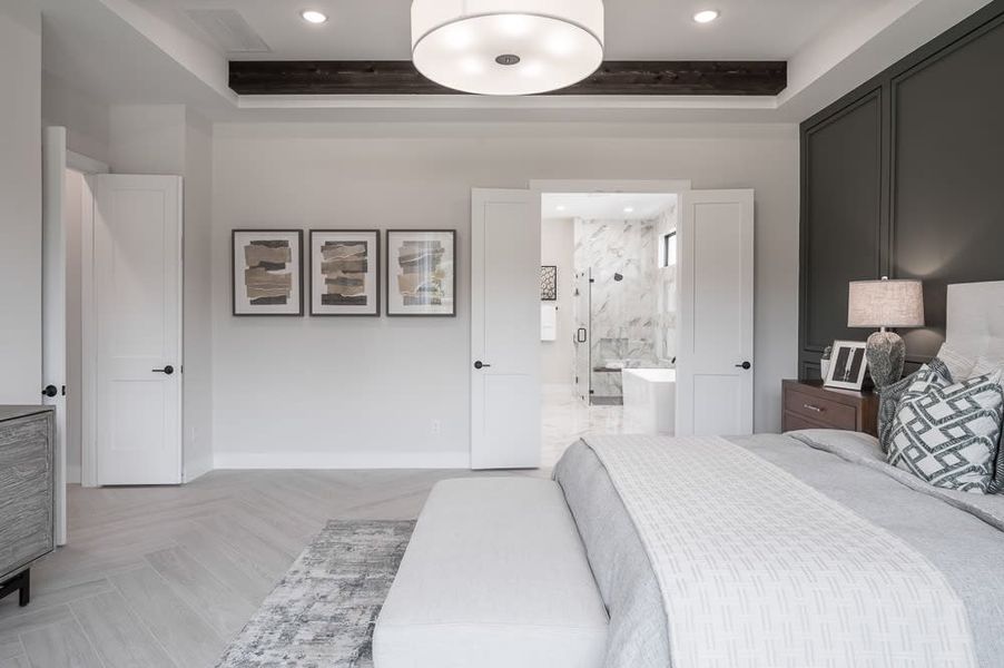 Representative furnished interior of a home built from the Carignan by Tri Pointe Homes in Legacy Grove, Montgomery (Image 32).