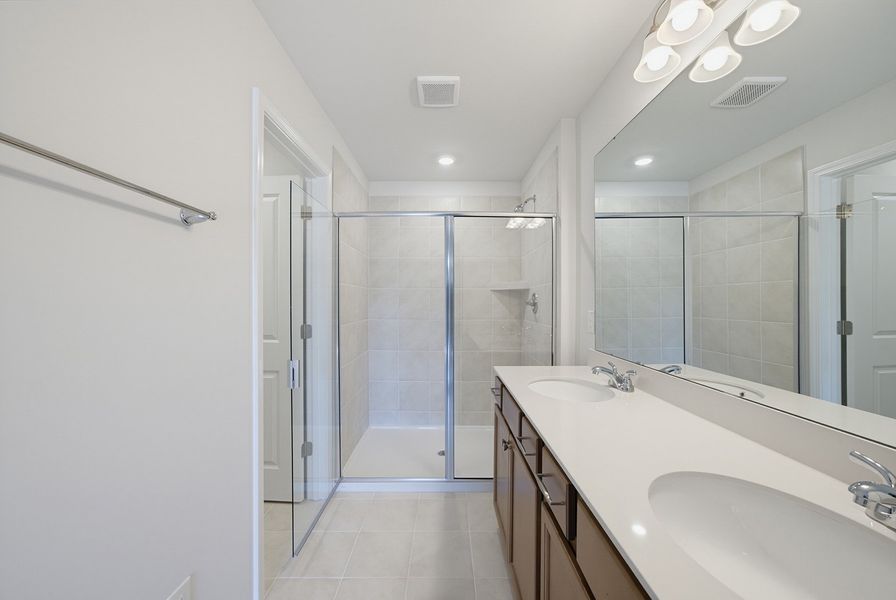 Furnished interior view inside a new home in Sweetbrier, Durham (Image 12).