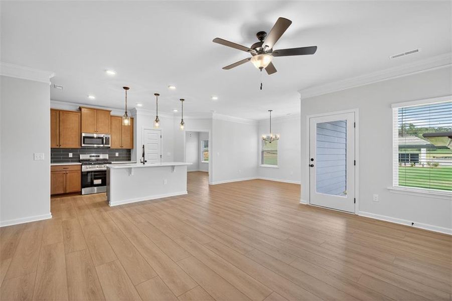 Spacious, unfurnished interior of a new home in Capstone Estates, Apison (Image 19). Spacious, unfurnished interior of a new home in Capstone Estates, Apison (Image 19).