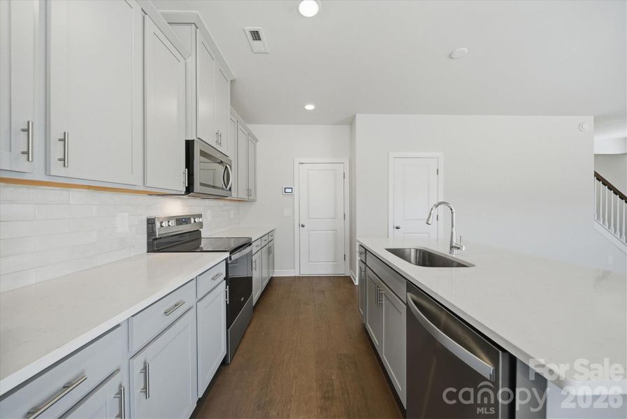 Furnished interior view inside a new home in , Conover (Image 14).