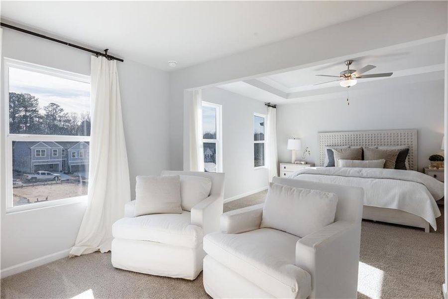 Furnished interior view inside a new home in , Conyers (Image 15).