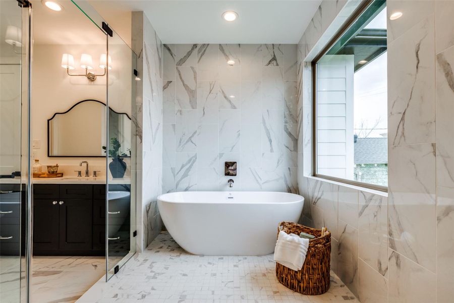 Furnished interior view inside a new home in , Houston (Image 25).