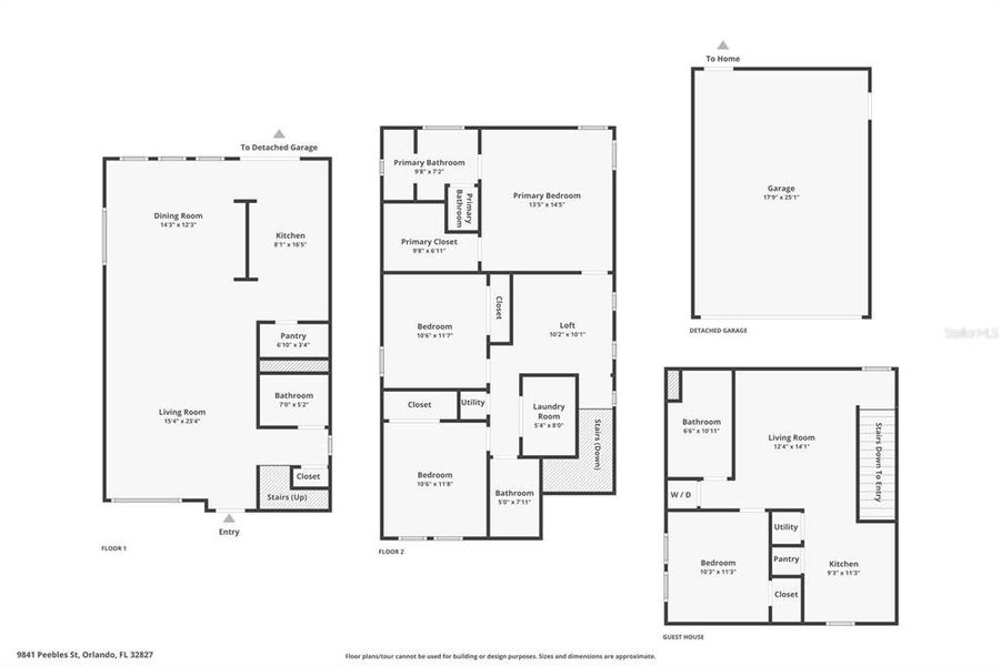 2D floor plan layout of this home in Laureate Park, Orlando, FL (Image 3). 2D floor plan layout of this home in Laureate Park, Orlando, FL (Image 3).