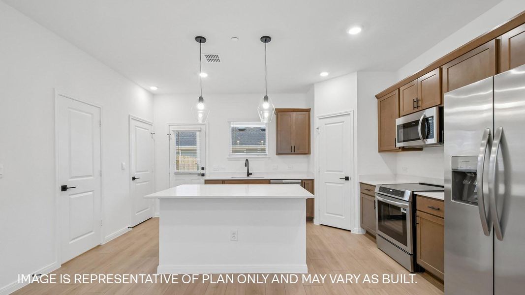 Furnished interior view inside a new home in Avery Centre, Round Rock (Image 8).