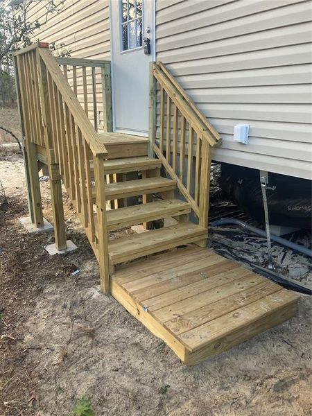 Exterior details and patio area of a home in , Morriston (Image 2). Exterior details and patio area of a home in , Morriston (Image 2).