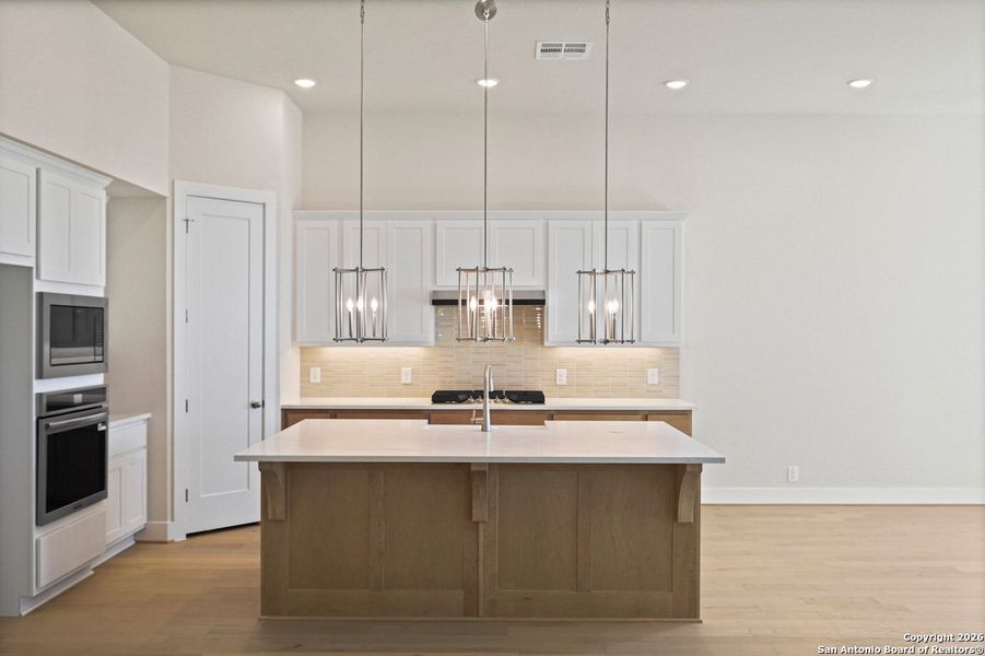 Furnished interior view inside a new home in Davis Ranch, San Antonio (Image 6).