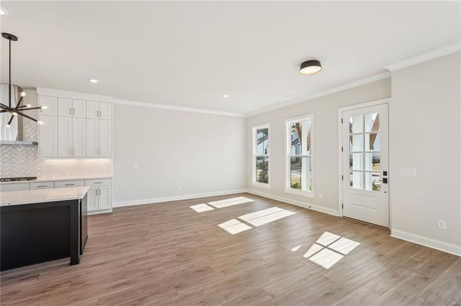 Spacious, unfurnished interior of a new home in Promenade at Sawnee Village, Cumming (Image 24). Spacious, unfurnished interior of a new home in Promenade at Sawnee Village, Cumming (Image 24).