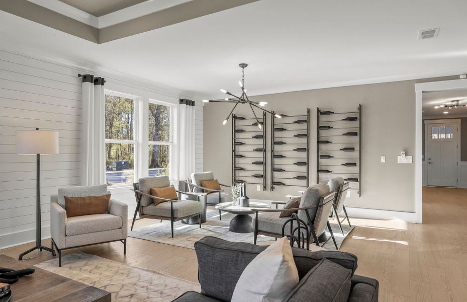 Furnished interior view inside a new home in Waterways, Richmond Hill (Image 5).