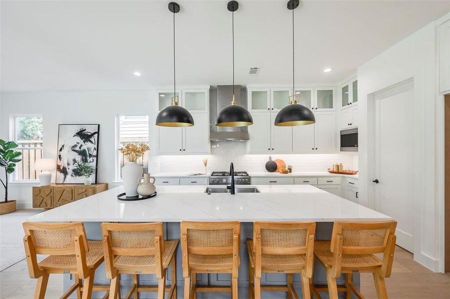 Furnished interior view inside a new home in , Dallas (Image 30).