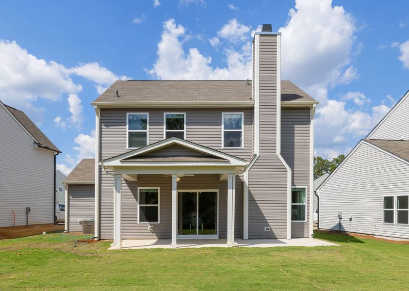 Exterior details and patio area of a home in Tanglewood East, Angier (Image 1). Exterior details and patio area of a home in Tanglewood East, Angier (Image 1).