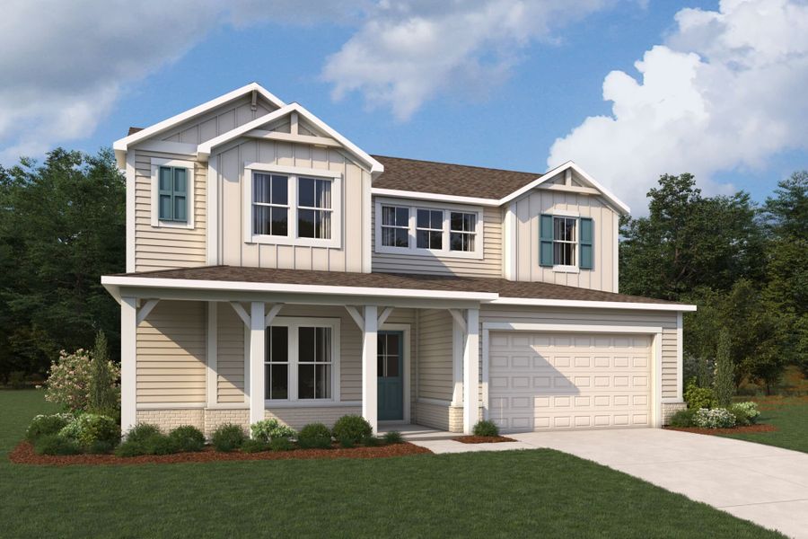 Representative exterior photo of a completed home built from the Wren by Mattamy Homes in RiverTown, St. Johns, FL (Image 3).
