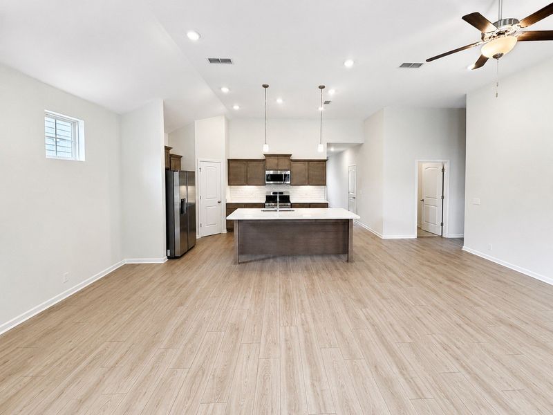 Furnished interior view inside a new home in Salem Landing, Rockvale (Image 8). Furnished interior view inside a new home in Salem Landing, Rockvale (Image 8).