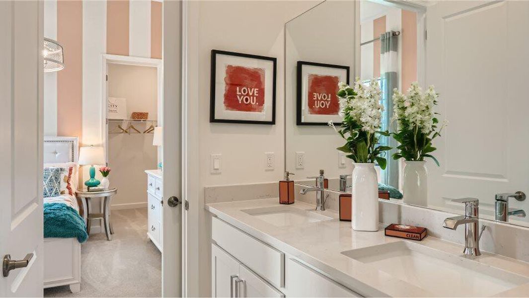 Furnished interior view inside a new home in Tesoro Club, Port St. Lucie (Image 3).
