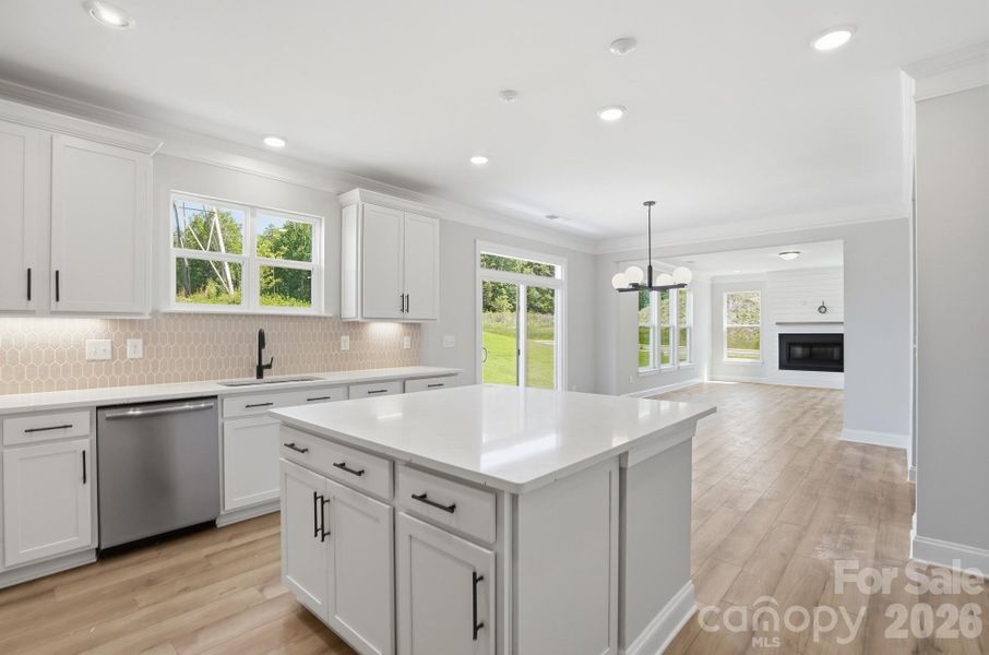Furnished interior view inside a new home in Enclave at Riverdale, Huntersville (Image 6).