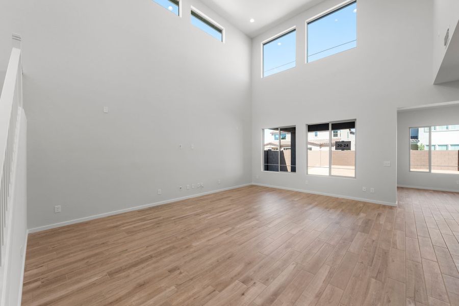 Spacious, unfurnished interior of a new home in Harvest - Enchantment Series, Queen Creek (Image 18). Spacious, unfurnished interior of a new home in Harvest - Enchantment Series, Queen Creek (Image 18).