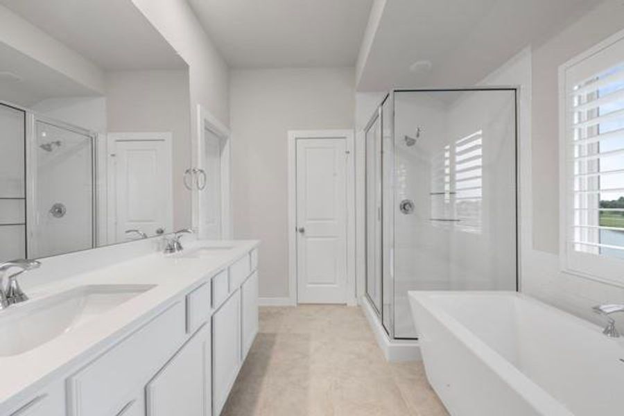 Furnished interior view inside a new home in , Cypress (Image 5).