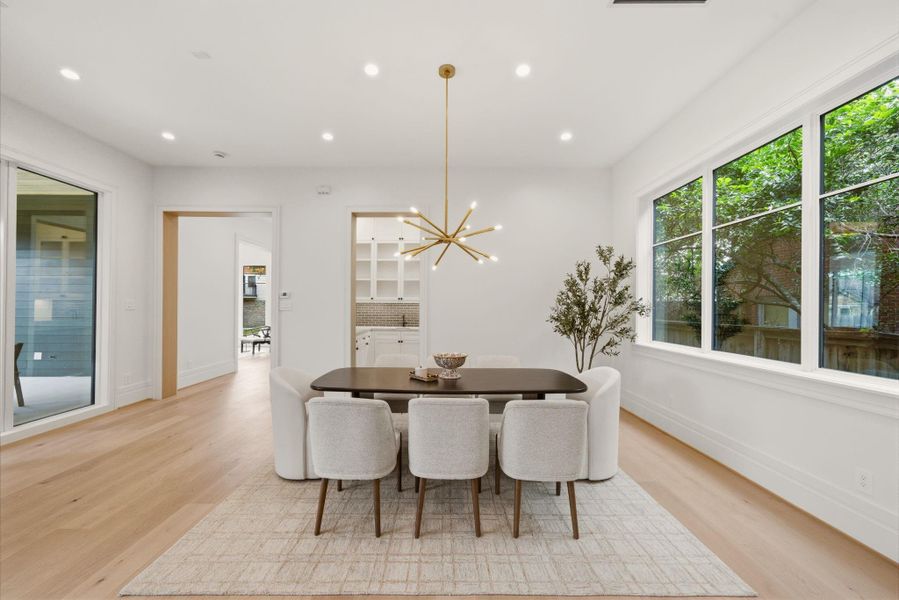 Furnished interior view inside a new home in , Houston (Image 28).