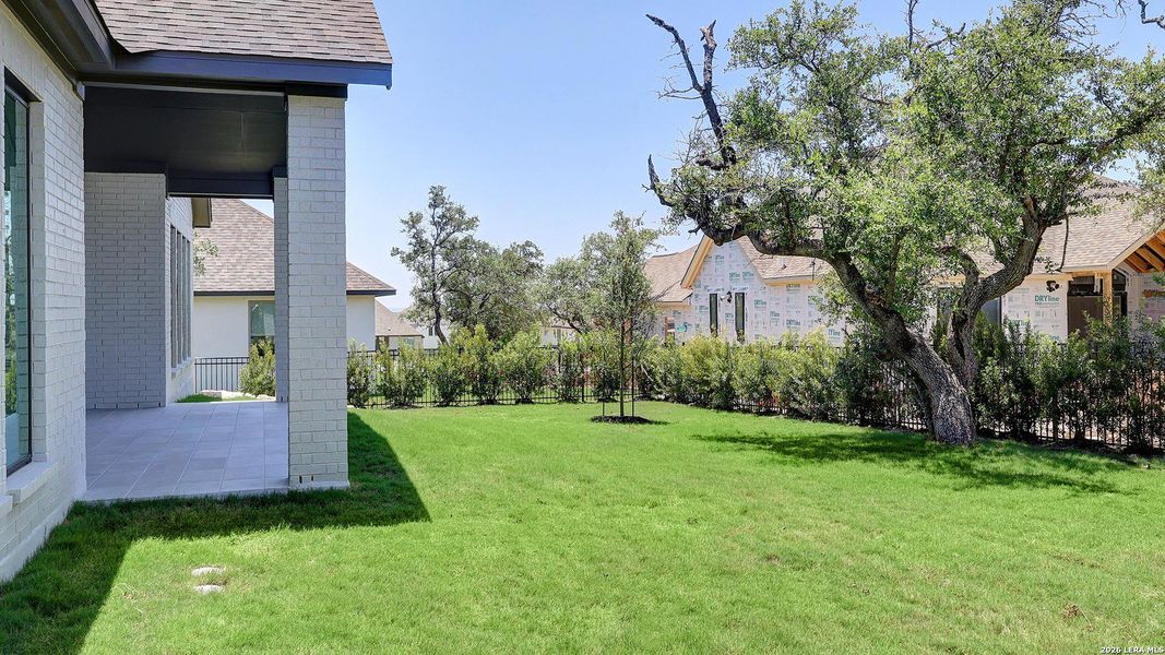 Exterior details and patio area of a home in Esperanza, Boerne (Image 25).