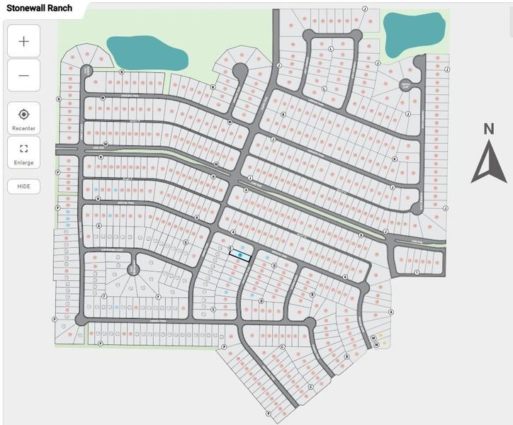 Stonewall Ranch Site Map