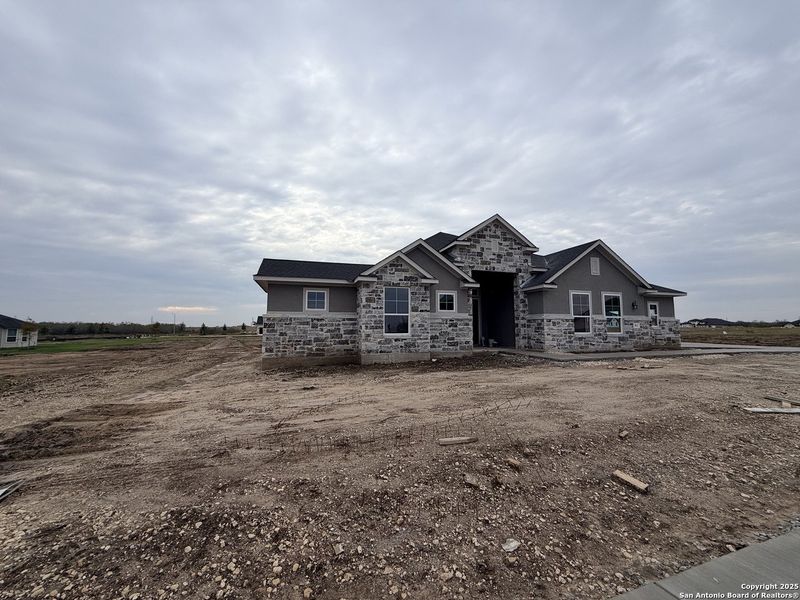 In-progress construction of a new home in Sienna Lakes, San Antonio, TX (Image 19).
