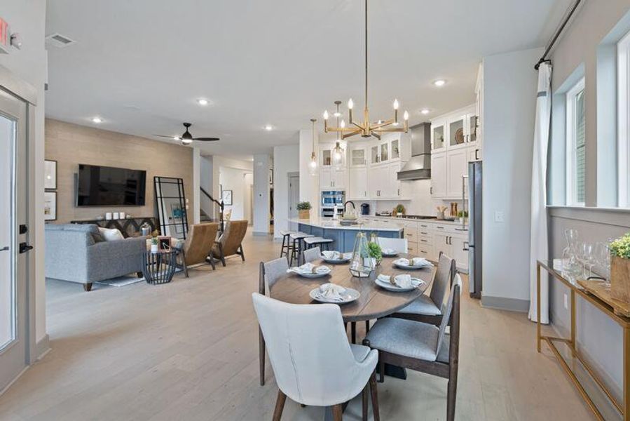 Furnished interior view inside a new home in , Summerville (Image 13).